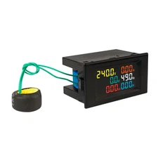 Volt Amp Meter Ac Digital Display Multifunctional Power Monitoring Meter Volt...