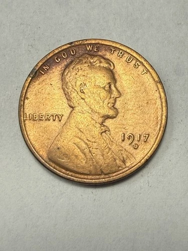 ** 1917-D LINCOLN CENT- VF (UPGRADE THAT SPOT IN YOUR SET)  PRICED TO SELL **