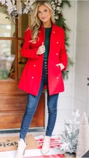 City Streets Red Coat From Shop The Mint - Nwot