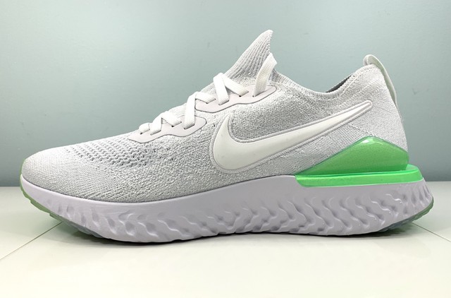 nike epic react flyknit 2 white lime