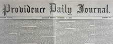Rhode Island Newspaper Buchanan State of Union Mormon War Bleeding Kansas 1857