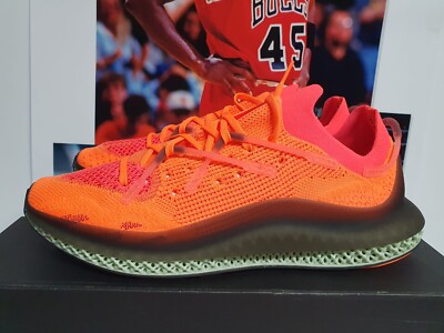 Adidas 4D Fusio Screaming Orange Herren UK 10,5 EUR 45 1/3 (FY5929)