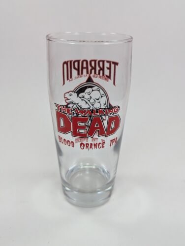 Terrapin Beer Co Athens GA - The Walking Dead Blood Orange IPA Glass Official - Zdjęcie 1 z 4