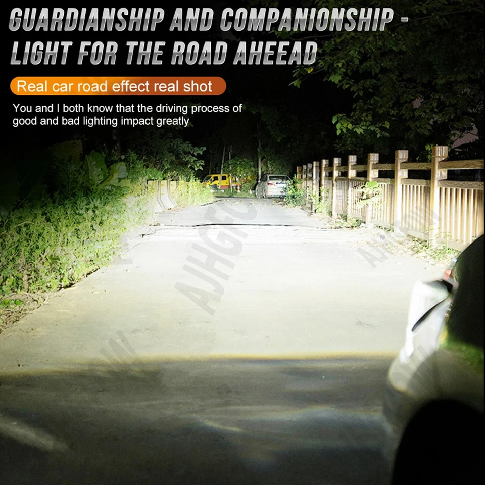 H11 Combo LED Headlight Bulbs High Low Beam kit White For Volvo S80 2007- 2013 - Image 2 of 4