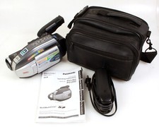Panasonic Palmcorder VHSC Camcorder w/ Charger, Battery, Cords and Case
