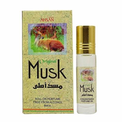 Ahsan Original Musk Long Lasting Alchohol Free Roll On Perfume 8ml