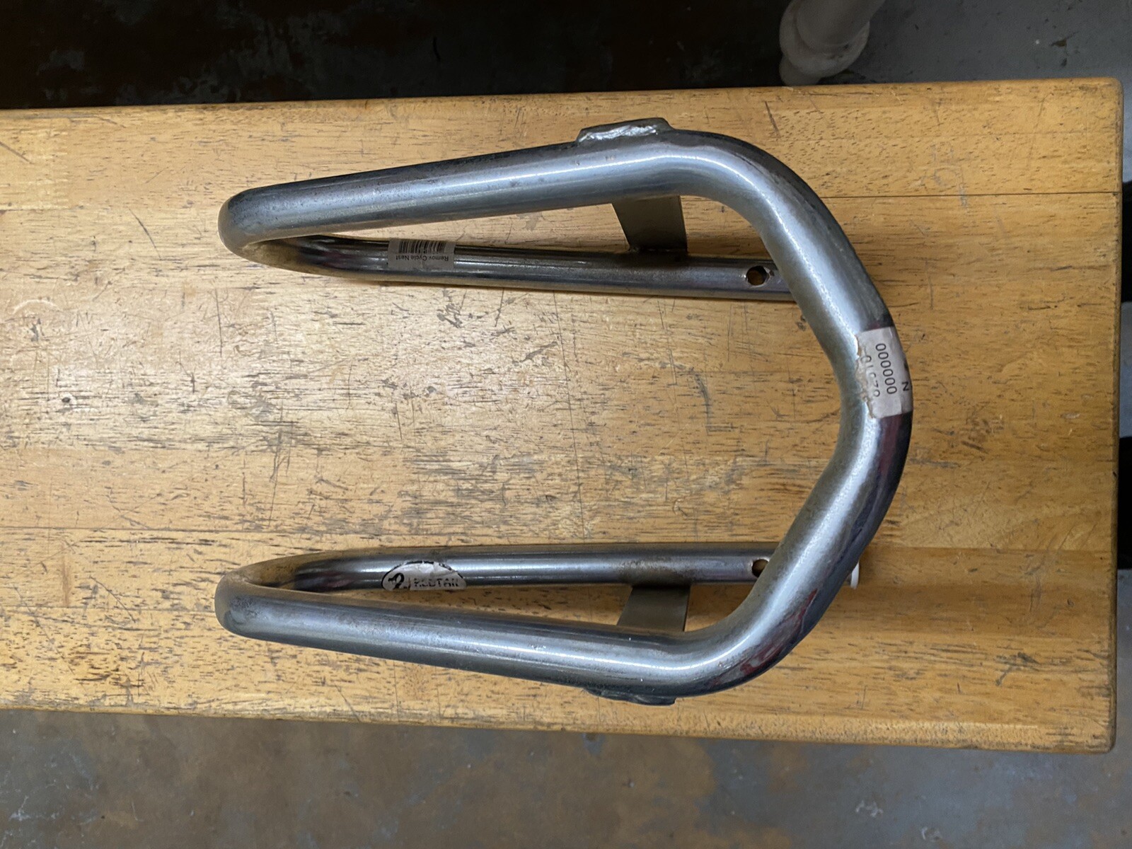 Removable / Quick Detach Motorcycle Wheel Chock Permanent 5 1/2" Inside