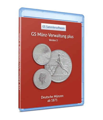 GS Münz-Verwaltung 5 plus - Deutschen Münzen ab 1971 - Software für Sammlung