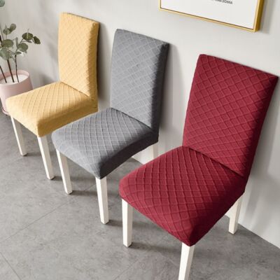 Stuhlhusse für Esszimmer Stretch Jacquard Elastisch Staubdicht Universal UK