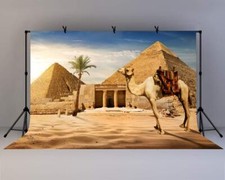 10 7ft Egyptian Pyramids Green Natural Scenic Backdrops for Photography Digit...