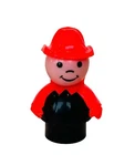 Fisher Price Little People 1960s vtg figure toy miniature firemen fireman helmet