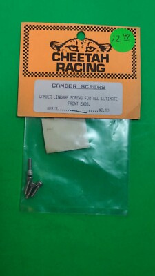 Vintage RC Part #PS15 CAMBER LINKAGE SCREWS FOR ULTIMATE F/ENDS
