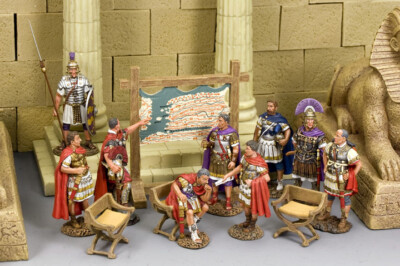 Figurine King & Country ROM040 – Pompée Le Grand (Pompey The Great), échelle 54mm, Plomb Peint, Neuve