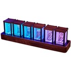 RGB Nixie Glow Tube Clock Phone Control Ambient Light Ornament Colorful LED Tube