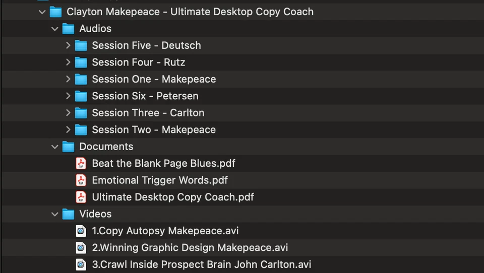 Clayton Makepeace Copywriting Courses! This is the Makepeace VAULT!! OOP/OOC - Image 2 of 4