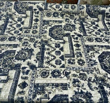 Romito Sapphire Navy Blue Upholstery Chenille Mill Creek Fabric By The Yard 