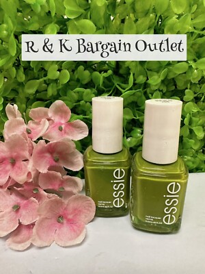 2 ~ Essie Nail Lacquer Nail Polish Color 705 Willow in The Wind Green