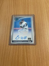 2018 Donruss Optic Milwaukee Brewers Brandon Woodruff Rated Rookie AUTOGRAPH HOT