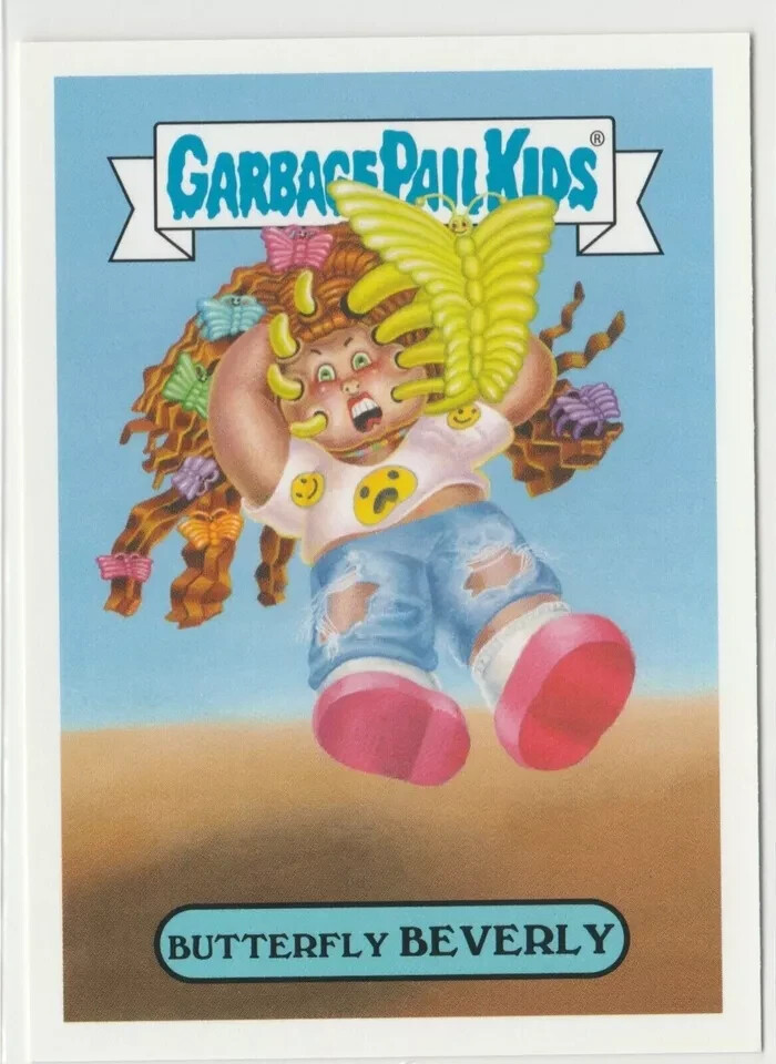 Butterfly Beverly Garbage Pail Kids GPK 2019 We Hate the 90s Series 2a