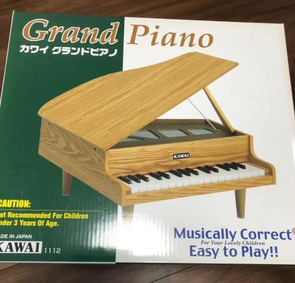 Kawai Mini grand piano 32 key natural musical instrument real toy wooden