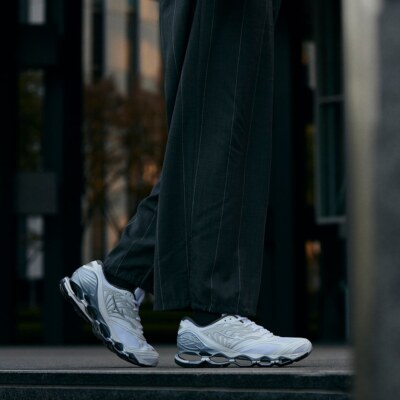 Mizuno Shoes Wave Prophecy LS White/Silver D1GA3337 02 2024 Mizuno Shoes Wave Prophecy LS White/Silver D1GA3337 02 2024