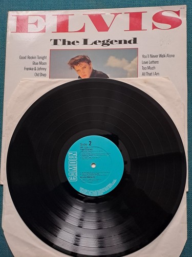 ELVIS PRESLEY - THE LEGEND - CDS 1212 12" VINYL LP ALBUM RECORD VG / EX - Picture 4 of 4