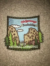 Boy Scout Otis Spunkmeyer Mountain AT&T Totem Pole 2013 National Jamboree Patch