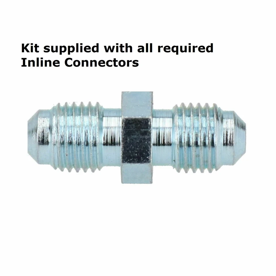 Juego de tuberías de freno y embrague Triumph Herald 1200 y 1250 Cupro Nickle 2112LBS Foto 3 de 4