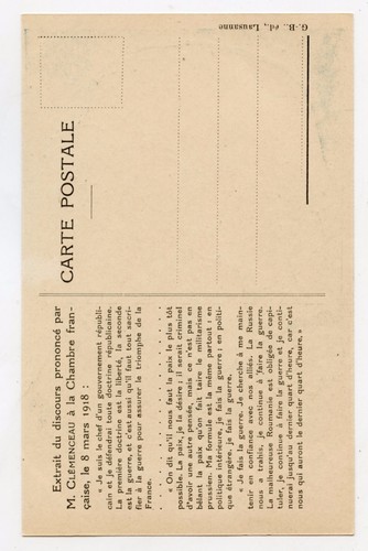 SEM. Der Vater der Sieg. G. CLEMENCEAU. WW1 - Bild 2 von 2