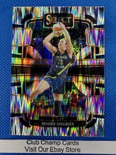 2024 #61 Maddy Siegrist Panini WNBA Select Concourse Silver Flash Prizm Wings