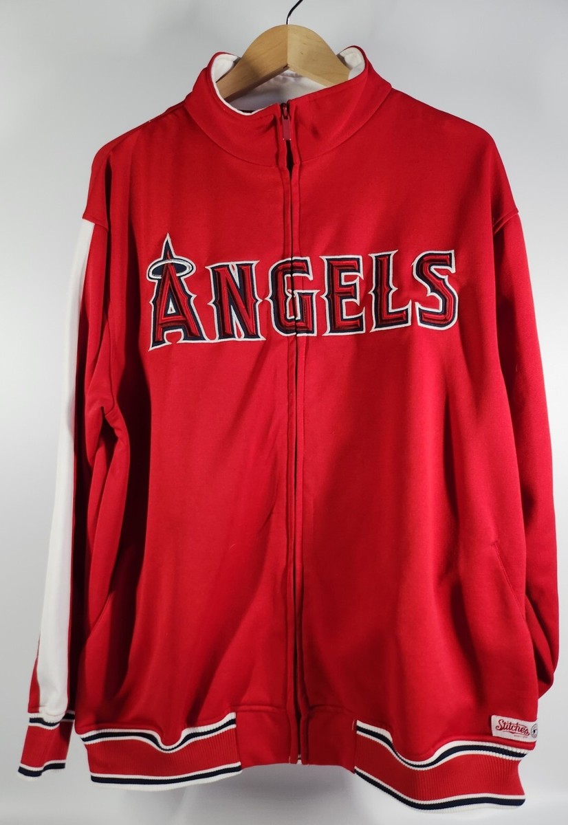 MLB Los Angeles Angels Stitches Athletic Gear Men's Track MLB Los Angeles Angels Stitches Athletic Gear Men's Track