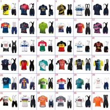 2025 Summer Mens Cycling Team Jersey And Bib Shorts set Cycling Shirt Bib shorts