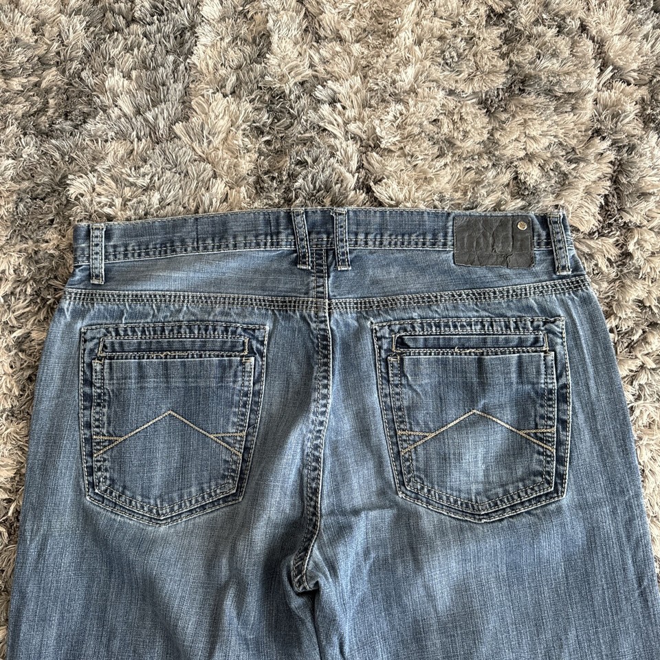 TK Axel Jeans Size 38x32 Men’s Blue Pants Denim Relaxed Straight