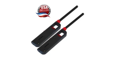 ONLYONESTOPSHOP 2 Pack Handi Gas Long Lighter - Refillable - BBQ Kitchen Stove Fireplace Grill