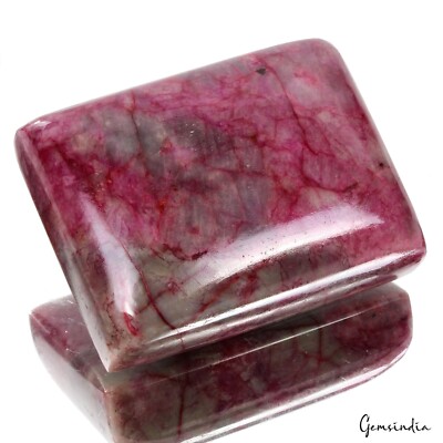 1260Ct Natural Red Ruby Rectangular Cab Smooth Polished Madagascar Huge Gemstone