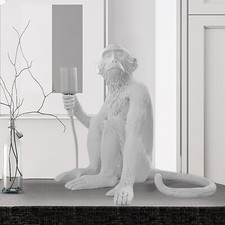 Monkey Table Lamp Desk Lamp Resin Monkey Lamp Bedroom Bedside Reading Lamp New