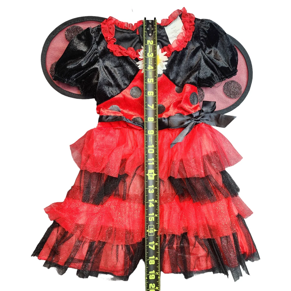 Ladybug Halloween Costume Toddler Kids Size 3T-4T Target 2014 Headband Wings - Изображение 4 из 4