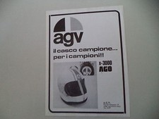 advertising Pubblicità 1973 CASCO HELMET AGV X-3000 AGO