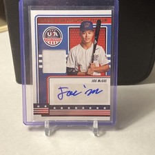 2023 Panini USA Stars & Stripes Auto Patch #NTDP-JC Joe McGee National Team