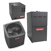 Goodman Multi-Family 2 Ton 15 SEER2 R-32 80,000 Btu 80% Afue Dual Fuel System