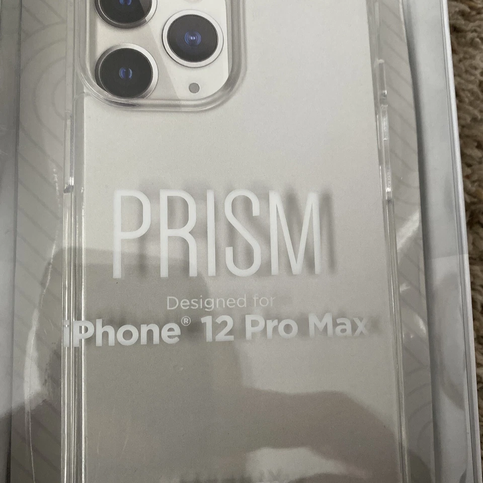 Funda de teléfono Merkury Innovations Prism diseñada para iPhone 12 Pro Max transparente Foto 3 de 3