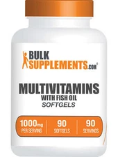 BulkSupplements Multivitamin Softgels - Daily Multivitamin - Multiminerals