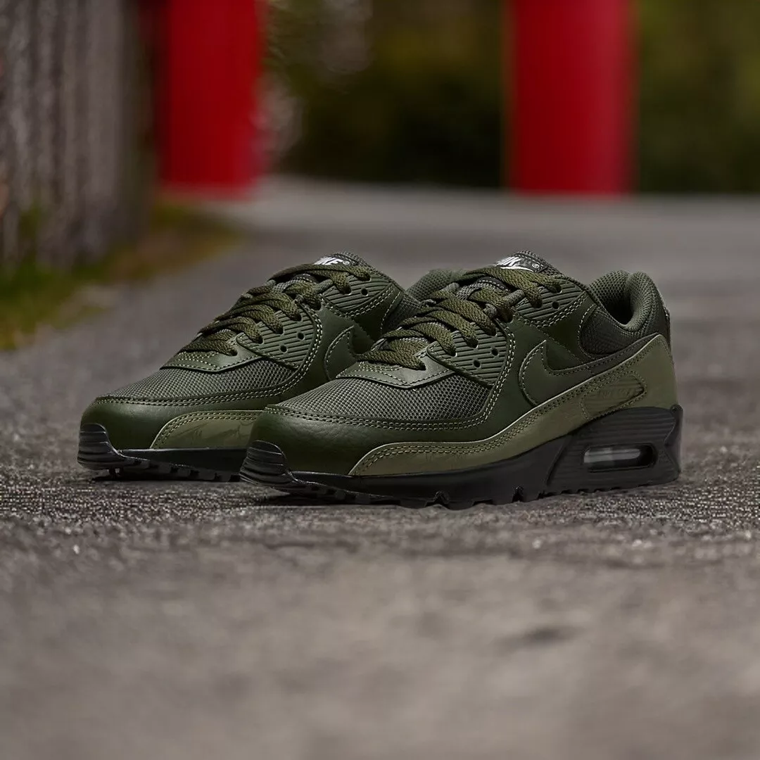 🔥 New Nike Air Max 90 Olive Green Cargo Khaki Shoes Men's Size