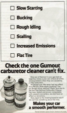 1977 Vintage Print Ad Check the one Gumout carburetor cleaner can't fix boxes
