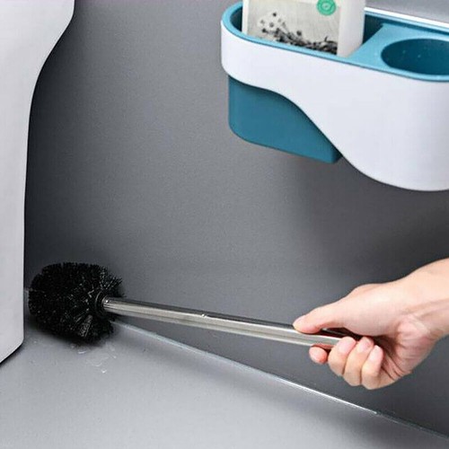 Stainless Steel Toilet Brush Bathroom Cleaning Sturdy Bristles Quality ...