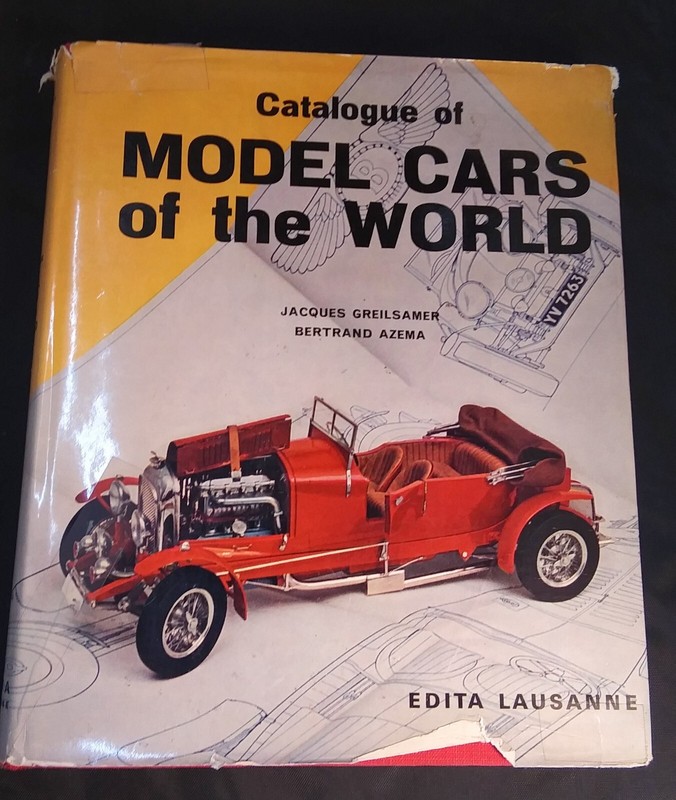 Catalogue of Model cars of the World 1967 Greilsamer  Azema 7000 miniatures RARE