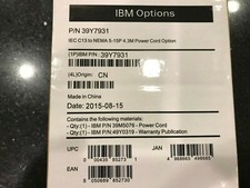 Cable de alimentación IBM 39Y7931 C13-NEMA 51-5 14 ft negro 39M5076