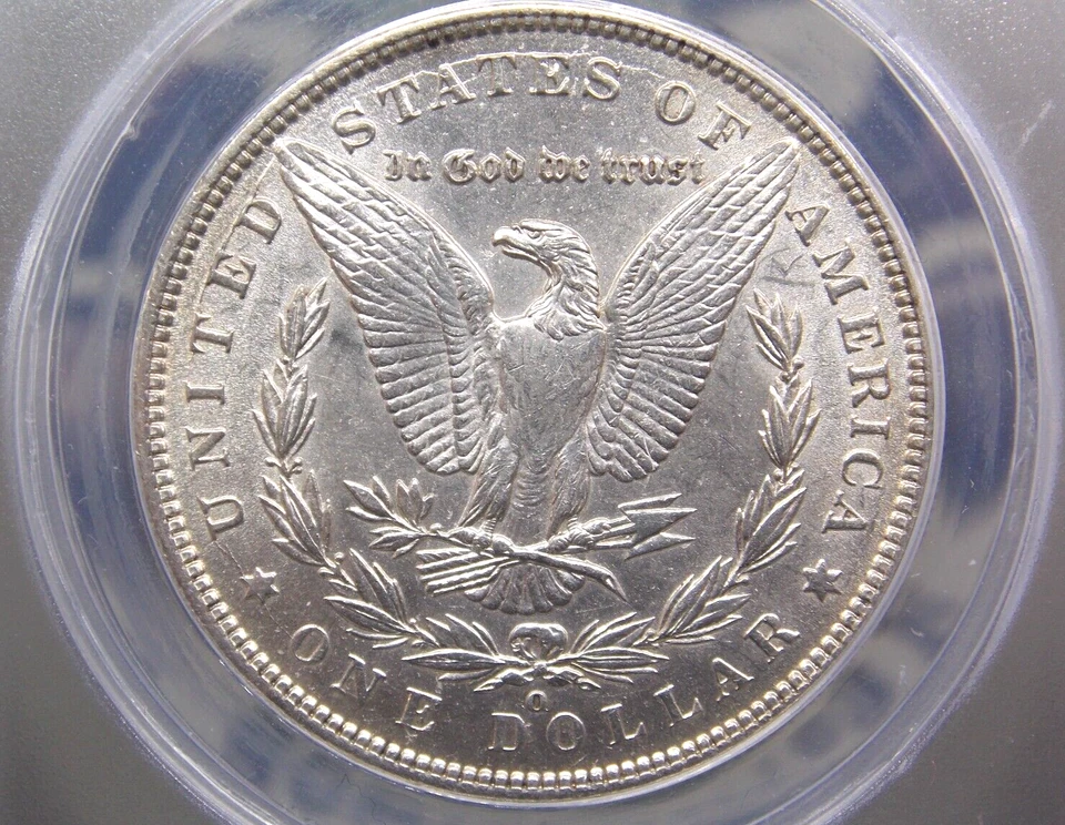 1900 "O/CC" Morgan SILVER Dollar $1 ANACS MS60 UNC Details #643 ECC&C, Inc. - Image 2 of 4