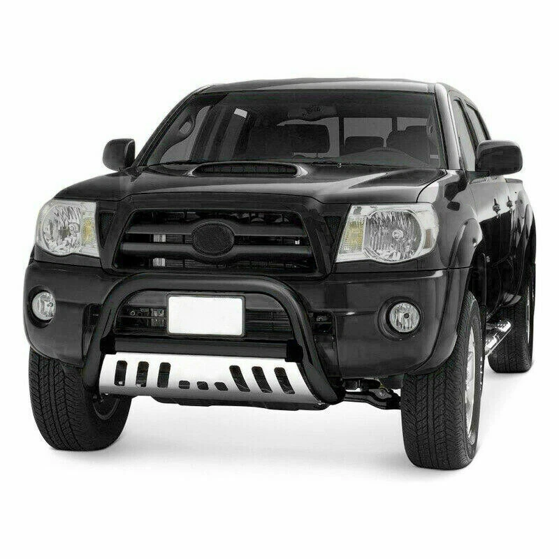 Protector de rejilla de parachoques delantero Bull Bar de acero inoxidable para Toyota Tacoma 2005-2015 Foto 3 de 4