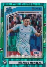 Panini Donruss 2024-25 FIFA No. 188 Riccardo Monrel Rated Rookie Aqua 64/199